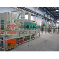 通過式自動噴砂機，輸送式自動噴砂機